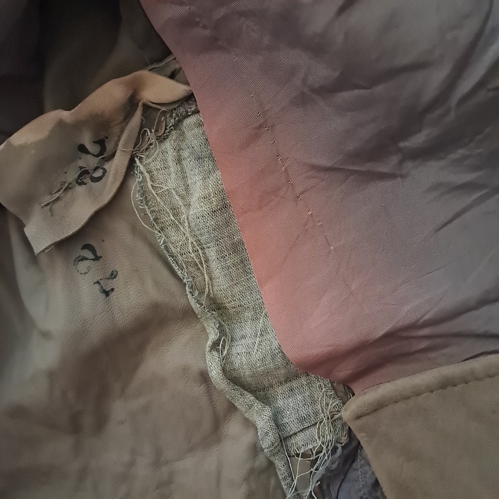 Handmade Suede Mod Button-Up Mini-Dress - Picture 9 of 14